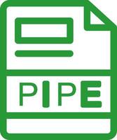 PIPE Creative Icon Design vector