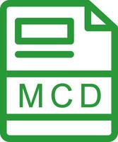 MCD Creative Icon Design vector