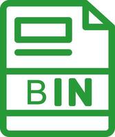 BIN Creative Icon Design vector