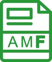 AMF Creative Icon Design vector