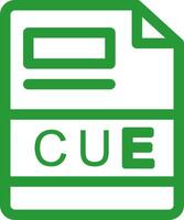 CUE Creative Icon Design vector