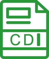 CDI Creative Icon Design vector