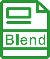 Blend Creative Icon Design vector