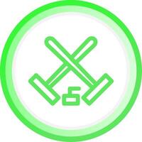 Curling Creative Icon Design vector