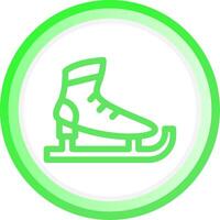 Ice Skates Creative Icon Design vector