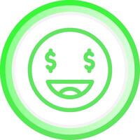 Greedy Creative Icon Design vector