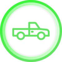 Pickup Truck Creative Icon Design vector