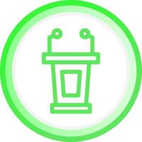 Lectern Creative Icon Design vector