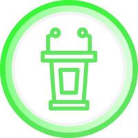 Lectern Creative Icon Design vector