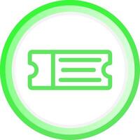 Ticket Creative Icon Design vector