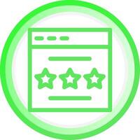 Rating Creative Icon Design vector