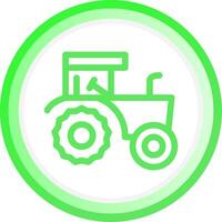 diseño de icono creativo de tractor vector