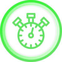 Stopwatch Creative Icon Design vector