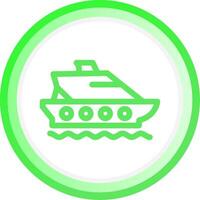 Ship Creative Icon Design vector