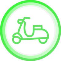 Scooter Creative Icon Design vector