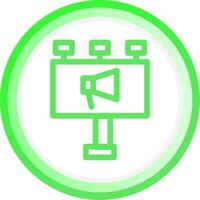 Billboard Creative Icon Design vector