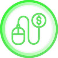 Pay Per Click Creative Icon Design vector