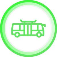 Bus Creative Icon Design vector