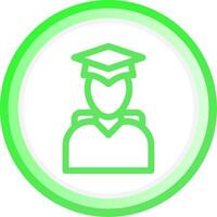 Student Creative Icon Design vector