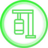 Punching Bag Creative Icon Design vector