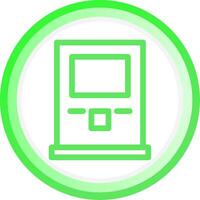 Atm Machine Creative Icon Design vector