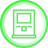 Atm Machine Creative Icon Design vector