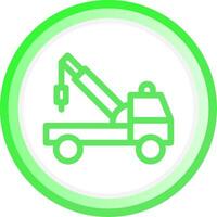 Tow Truck Creative Icon Design vector