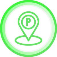 Parking Creative Icon Design vector