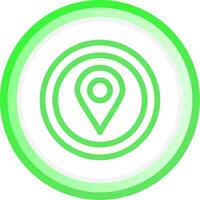 Location Pin Creative Icon Design vector
