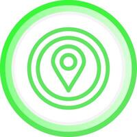 Location Pin Creative Icon Design vector