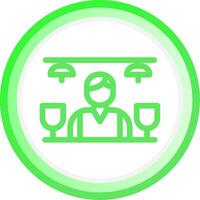 Bar Counter Creative Icon Design vector