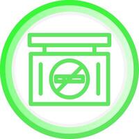 No Smoke Creative Icon Design vector