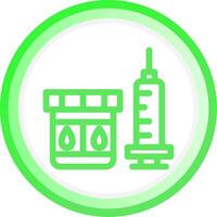 Vaccine Creative Icon Design vector