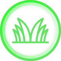 Grass Creative Icon Design vector
