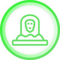 Grave Creative Icon Design vector