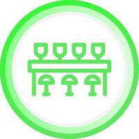 Bar Counter Creative Icon Design vector