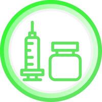 Vaccine Creative Icon Design vector