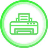 Printer Creative Icon Design vector