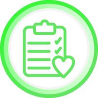 Checkup Creative Icon Design vector