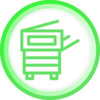 Copy Machine Creative Icon Design vector