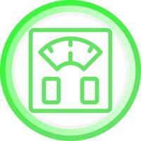 Body Scale Creative Icon Design vector