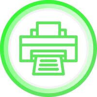 Line Green Circle Gradient Design vector