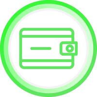 Wallet Creative Icon Design vector