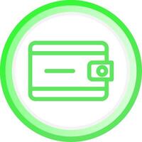 Wallet Creative Icon Design vector