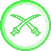 Swords Creative Icon Design vector