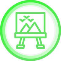 Canvas Creative Icon Design vector