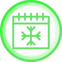 Winter Creative Icon Design vector