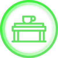 Coffee Table Creative Icon Design vector