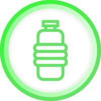 Water Bottle Creative Icon Design vector