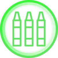 Crayon Creative Icon Design vector